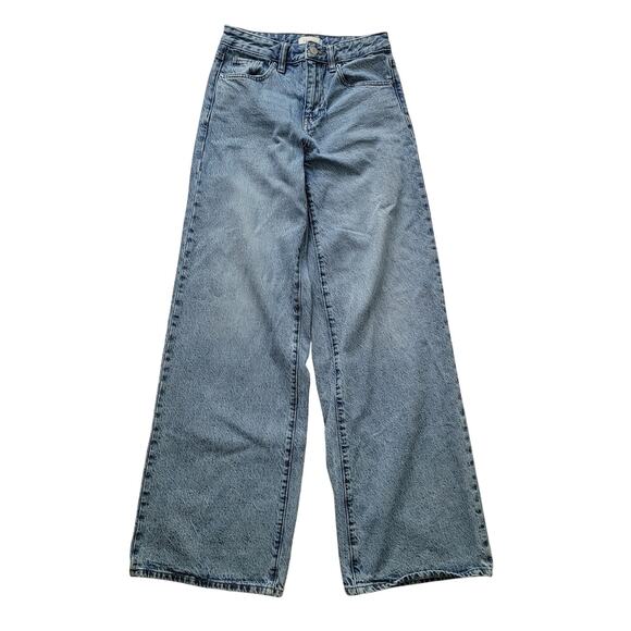 Pacsun Size 24 Jessie High Rise Baggy Light Wash Blue Jeans - Picture 1 of 9